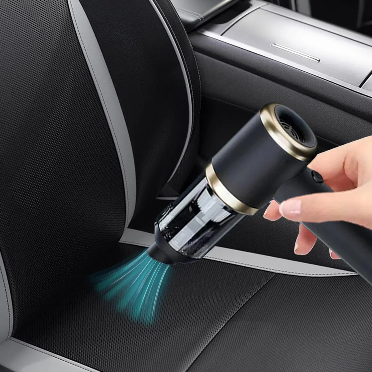 Aspirador de Coche portátil, aspiradora de Mano inalámbrica | Aspirador Potente para Coche doméstico pequeño,Aspiradoras compactas 5500 Pa, Accesorios de Coche, Kit de Limpieza de Coche para v