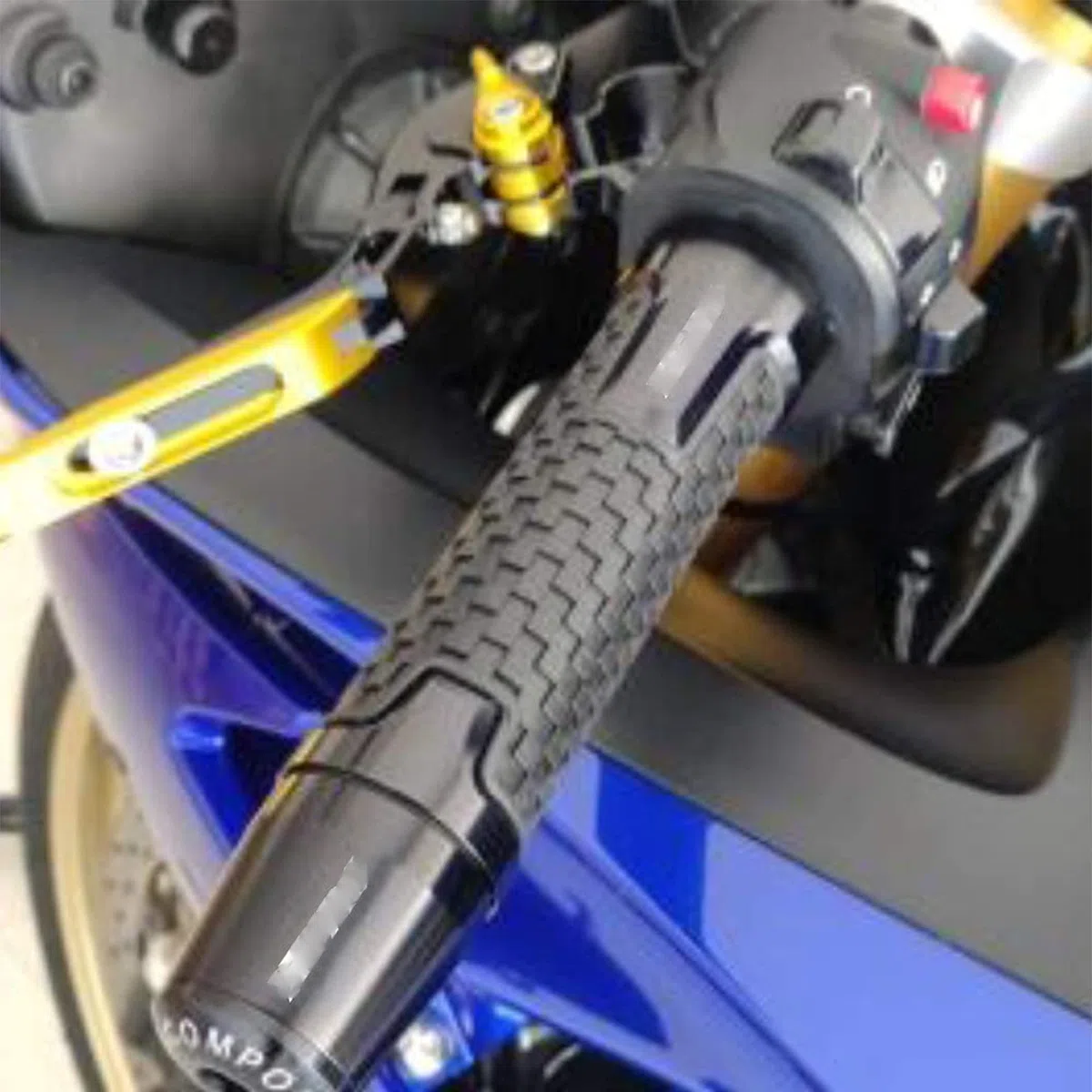 Contrapesos Manillar Extremo de Manillar para Suzuki GSF 250 600 600S 650 650S 650N 1200 1250 Bandit 650S-Negro