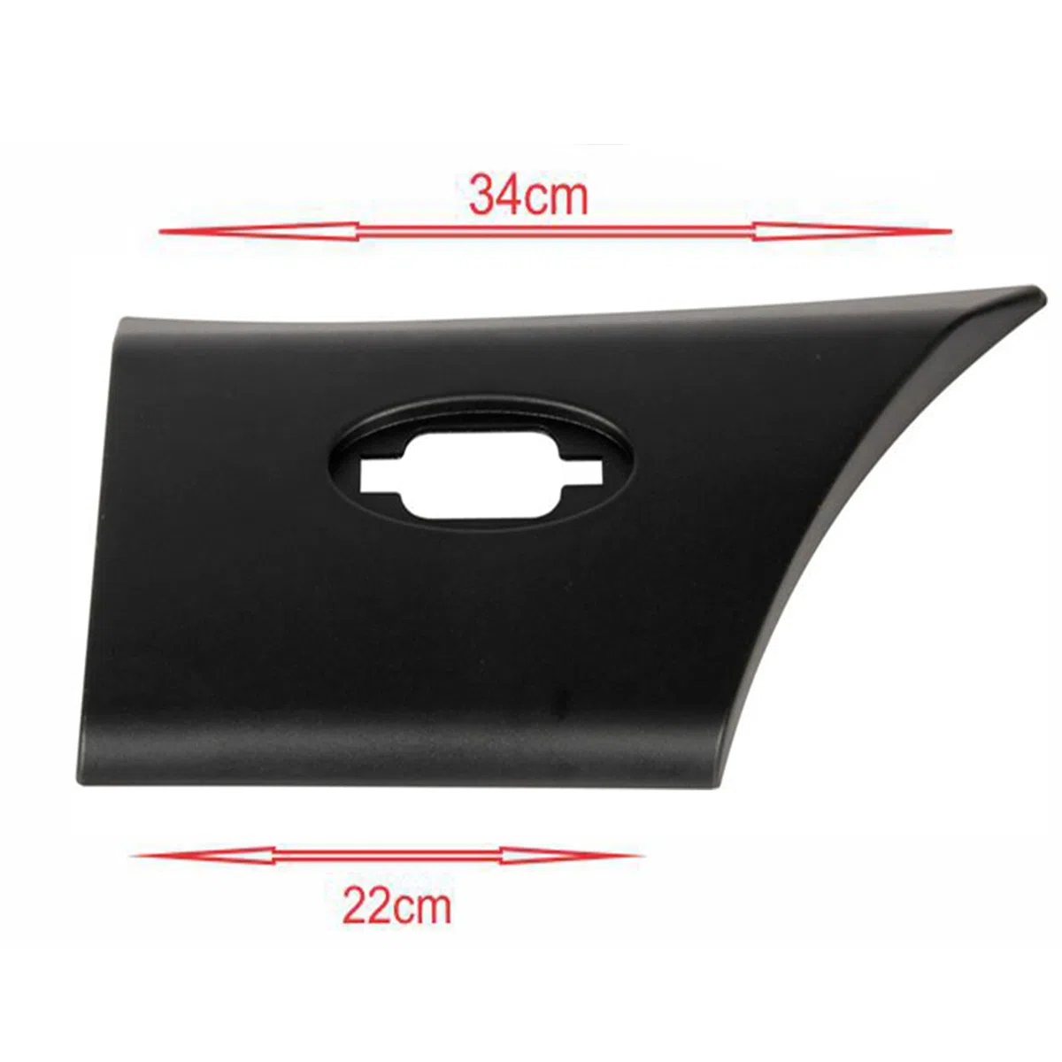Moldura de puerta lateral Tira protectora Panel trasero derecho con lámpara de posición 768F30007R (trasera derecha)