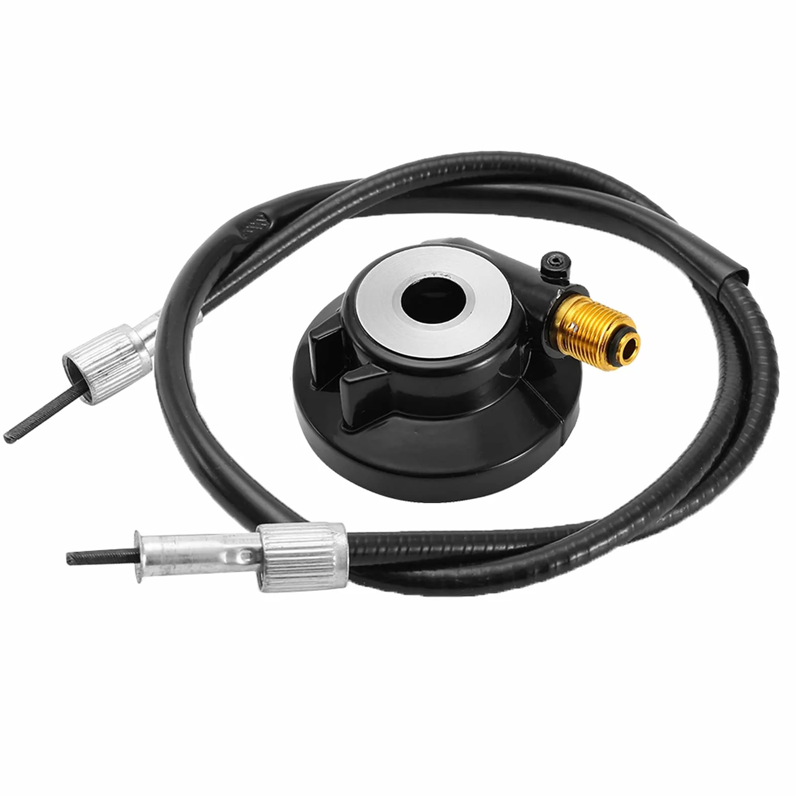 Engranaje impulsor del velocímetro, Engranaje de aluminio de 12mm con cable para scooter, Repuesto de precisión compatible con Vespa y GY6 50cc 150cc, Pieza automotriz para mantenimiento rápido