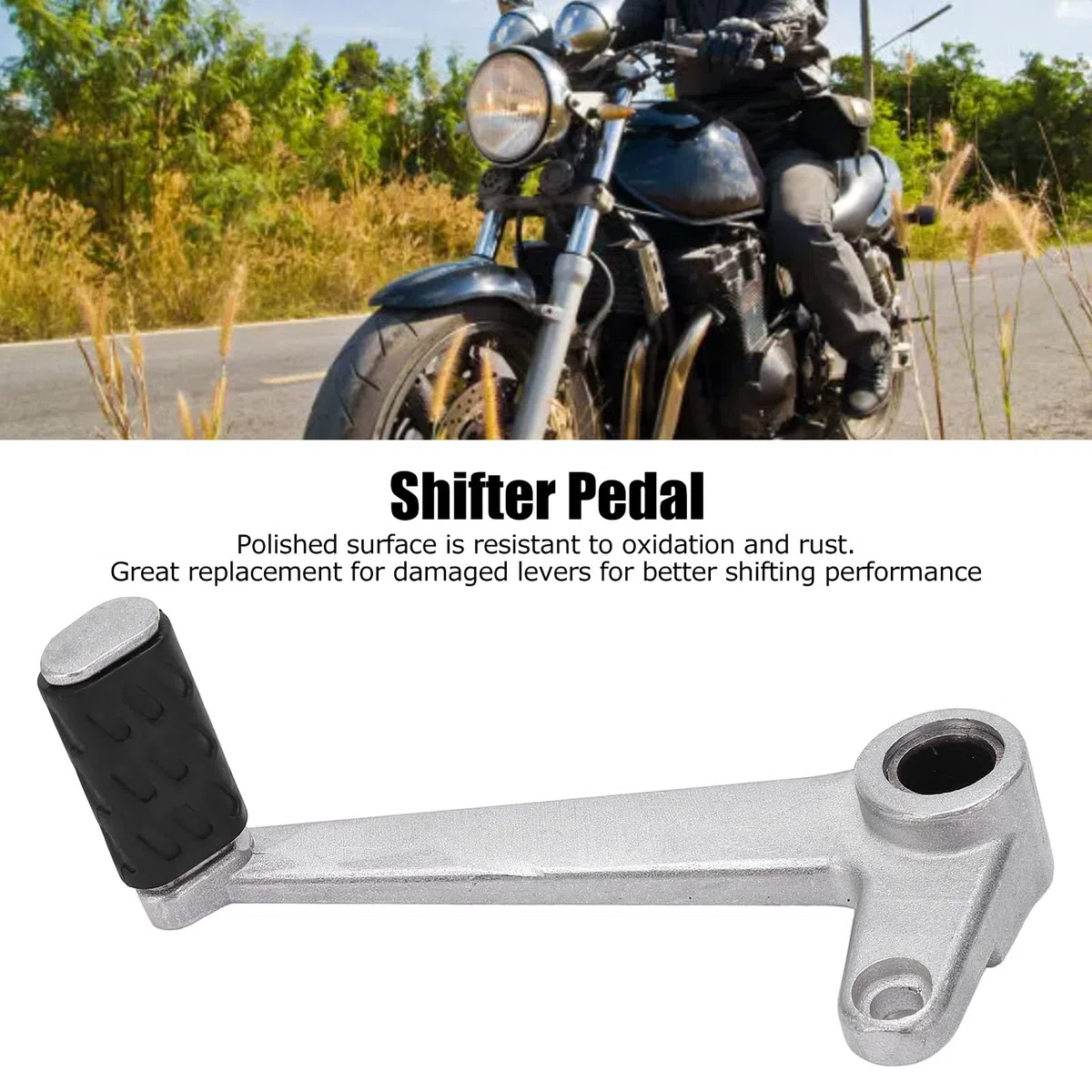 Palanca de cambios de motocicleta, palanca de cambios de freno de aleación de aluminio con pedal de cambio para Ducati Monsters 696 2009-2013