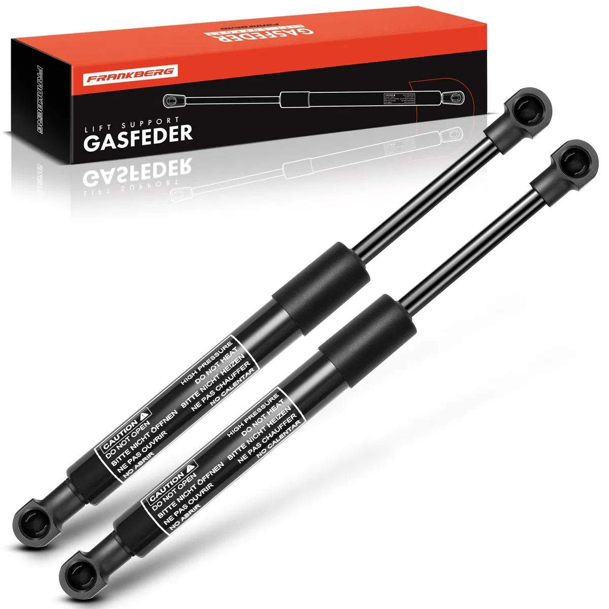 Frankberg 2x Amortiguadores de gas portón trasero Compatible con Serie 3 E90 316 318 320 323 325 330 Limousine 2004-2011 Serie 3 E92 316 318 320 323 325 330 Coupé 2005-2013 Replace# 51247250308