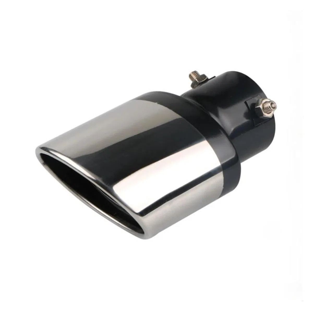 Auto para Peugeot RCZ 206 207 208 301 307 308 406 407 408 508 2008 3008 6008 Cubiertas Tubos Escape Acero Inoxidable para Silenciador Escape Automóvil Accesorios(Derecho)