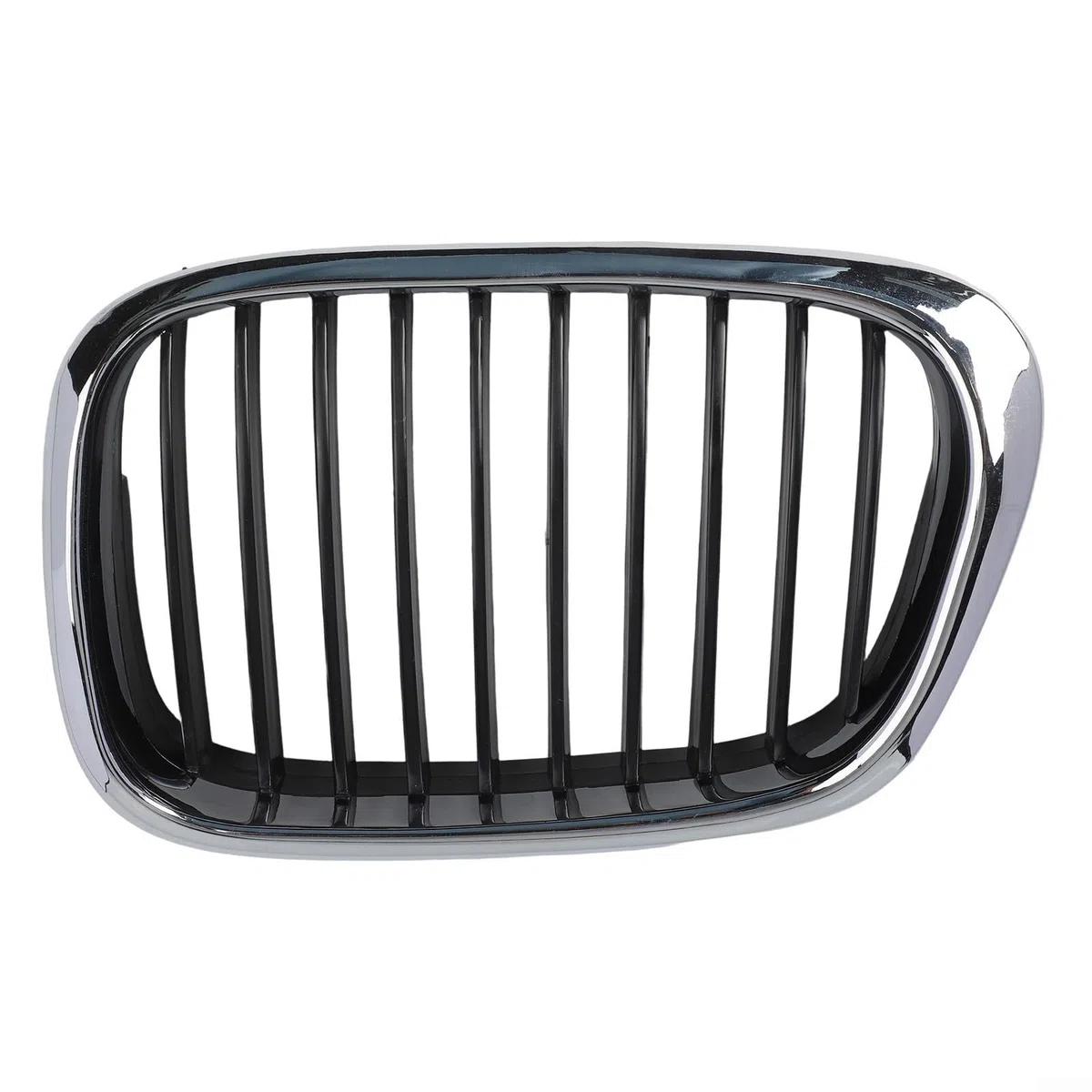 Rejilla frontal de riñón negro cromado para BMW E39 525i 528i para 530i 540i M5 1997-2003 ABS OEM 51137005837 51137005838 Marco elegante diseño audaz ajuste directo motor mejorado (par)
