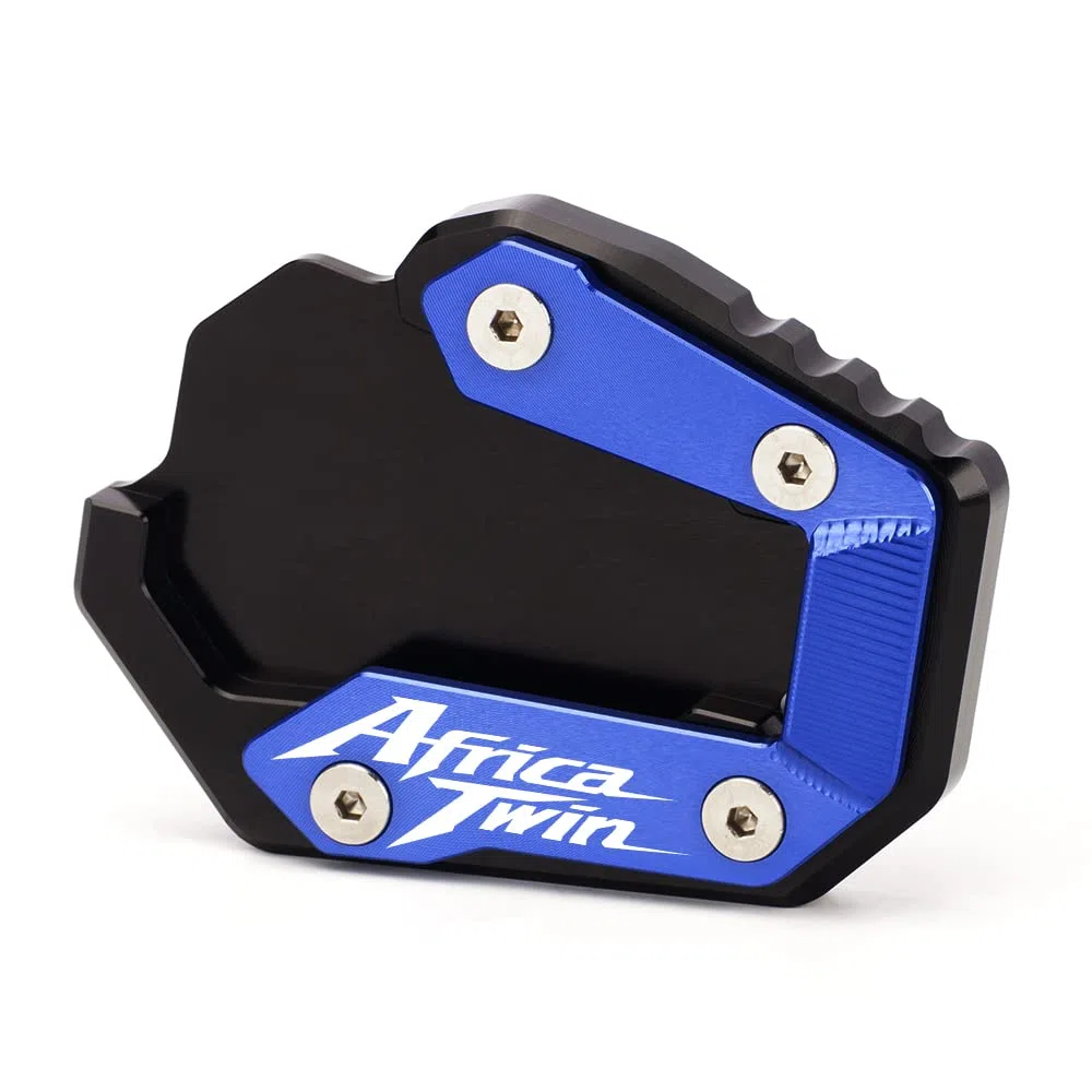 para CRF1100L Africa Twin 2019-2023 Almohadilla de extensión de soporte lateral para pie de pata de cabra de motocicleta africa twin 1100 Accesorios (azul)