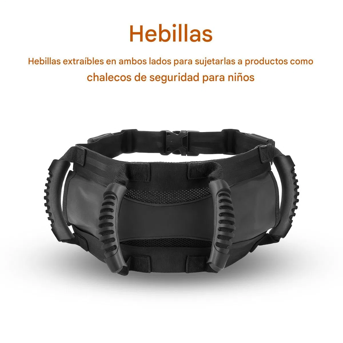 Arnés para El Pasajero De La Motocicleta - Agarres Ajustables De Asiento Trasero,Asidero Cómodo para Pasajero - para Pilotos Niños Adultos ATV Motonieve Desplazamientos Paseos Fin de Semana Viajes