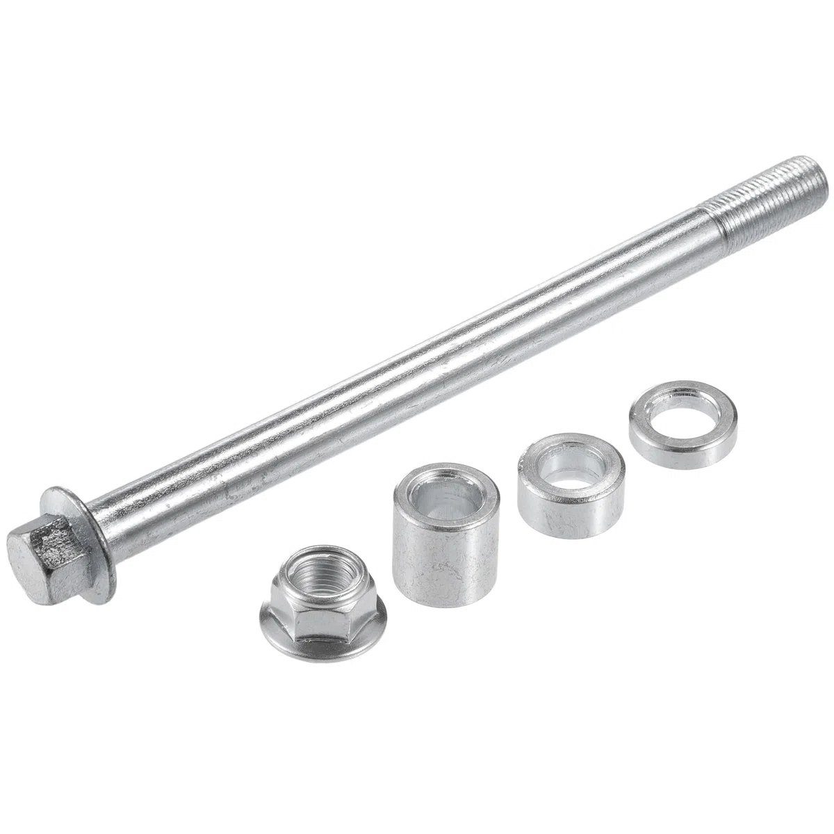 A ABSOPRO Eje delantero Y Trasero de ATV con Casquillo y Tornillo M12 de 170 mm
