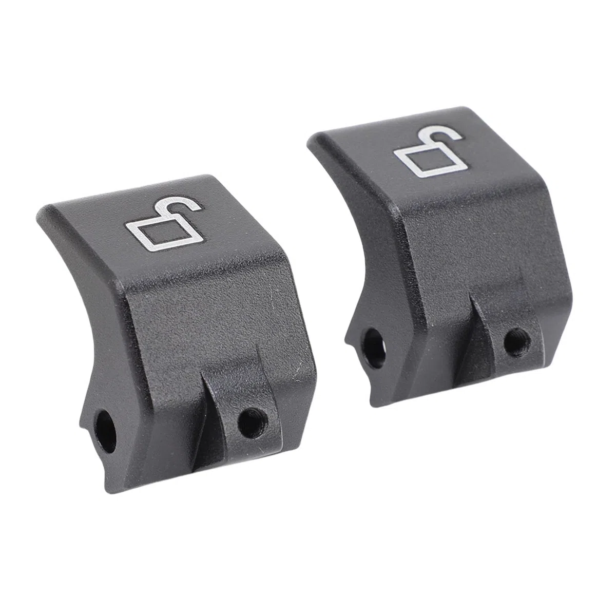 Bewinner Juego de Cerradura de Pestillo de Techo Blando Convertible, Kit de Reconstrucción Fuerte para Miata 1990-2005, Aleación de Aluminio, 2 Cerraduras de Pestillo Negras
