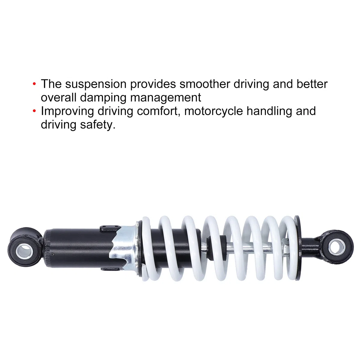 Amortiguador Trasero Universal de 250 Mm (9,8 Pulgadas), Amortiguador de Suspensión de Acero para Motos de Cross, Atv, Karts, Minimotos Eléctricas Y Quads