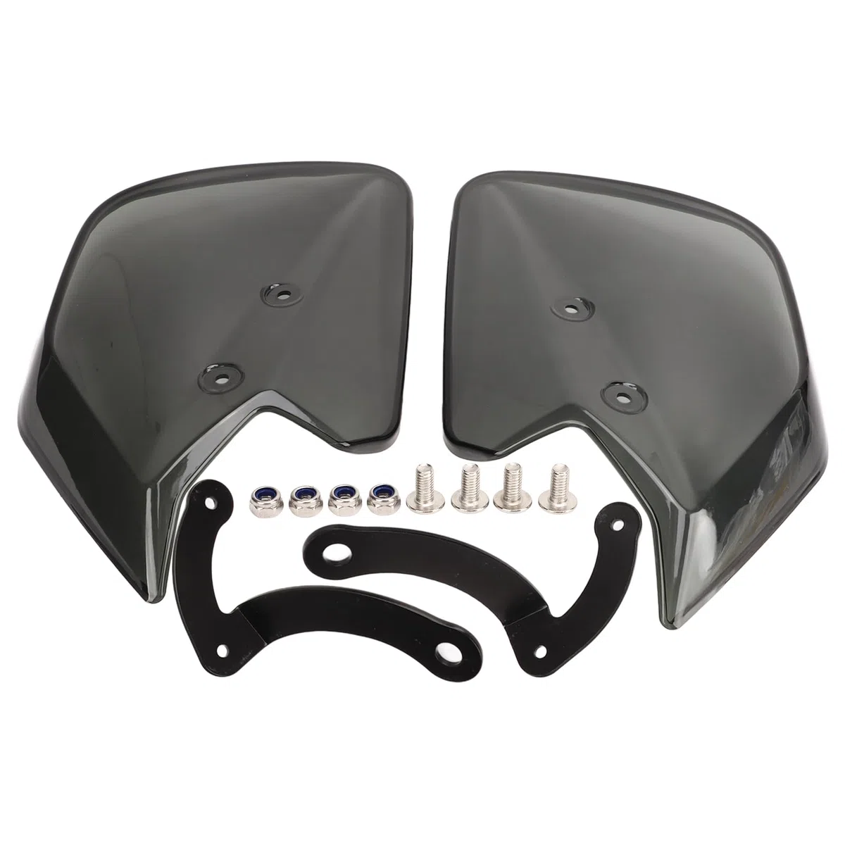 Qqmora 1 par de Protectores de Mano de Motor Ahumado, Protectores de Manillar para Nmax 125/150/155 Xmax 250 300 400, Protección contra el Viento y Frío