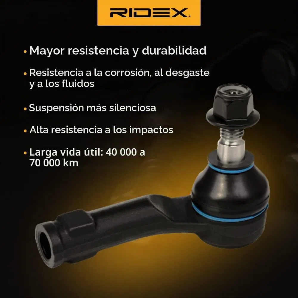 RIDEX 914T0249 Rótula de dirección Delantero Compatible con NISSAN PICK UP D21