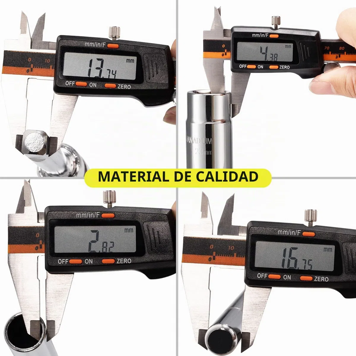 Spurtar Llave de Rueda de Cruz 17 19 21 23mm Extensible Rueda Telescópica Coche Furgoneta Brace Enchufe Neumático Tuerca Llave