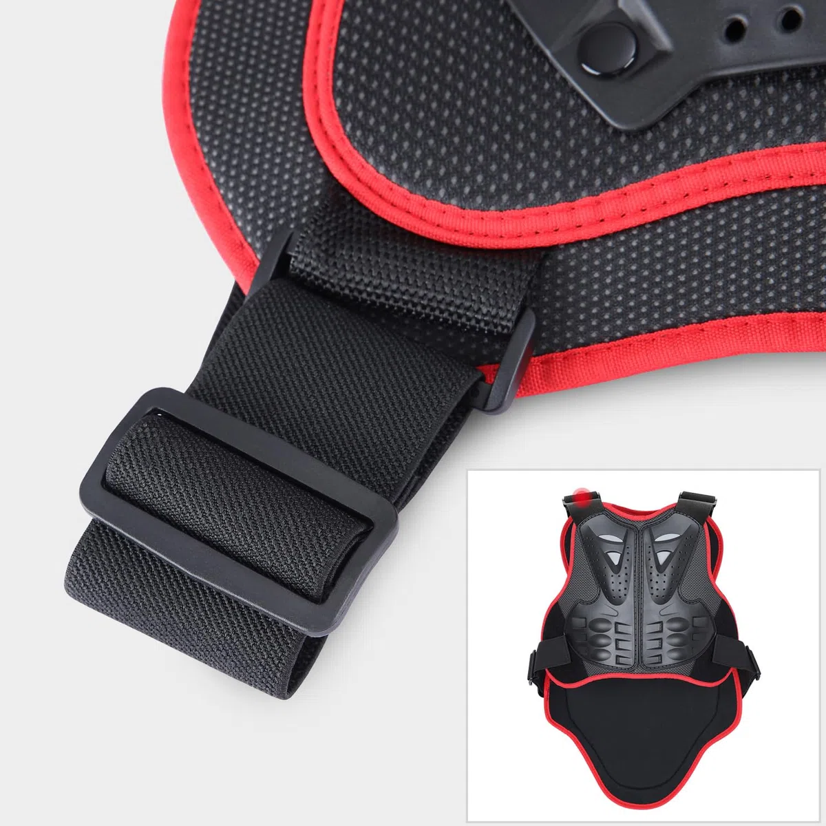 PELLOR Carreras Chalecos Columna Vertebral y Pecho Equipamiento de Protección para Ciclismo, Chaleco para Motocicleta Esquí Equitación Patineta Protector de Espalda y Pecho Equipamiento Anticaídas