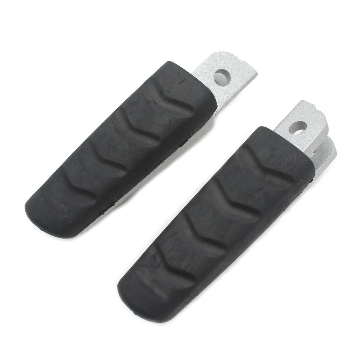 Reposapiés de Goma for Pedales Delanteros, Compatible con BMW F800GT/ST/S, F900R/XR, M1000XR/S1000XR, R1200RS/ST, R Nine T, R1250R/RS (Negro) Pedal de Freno de Motocicleta(Silver)