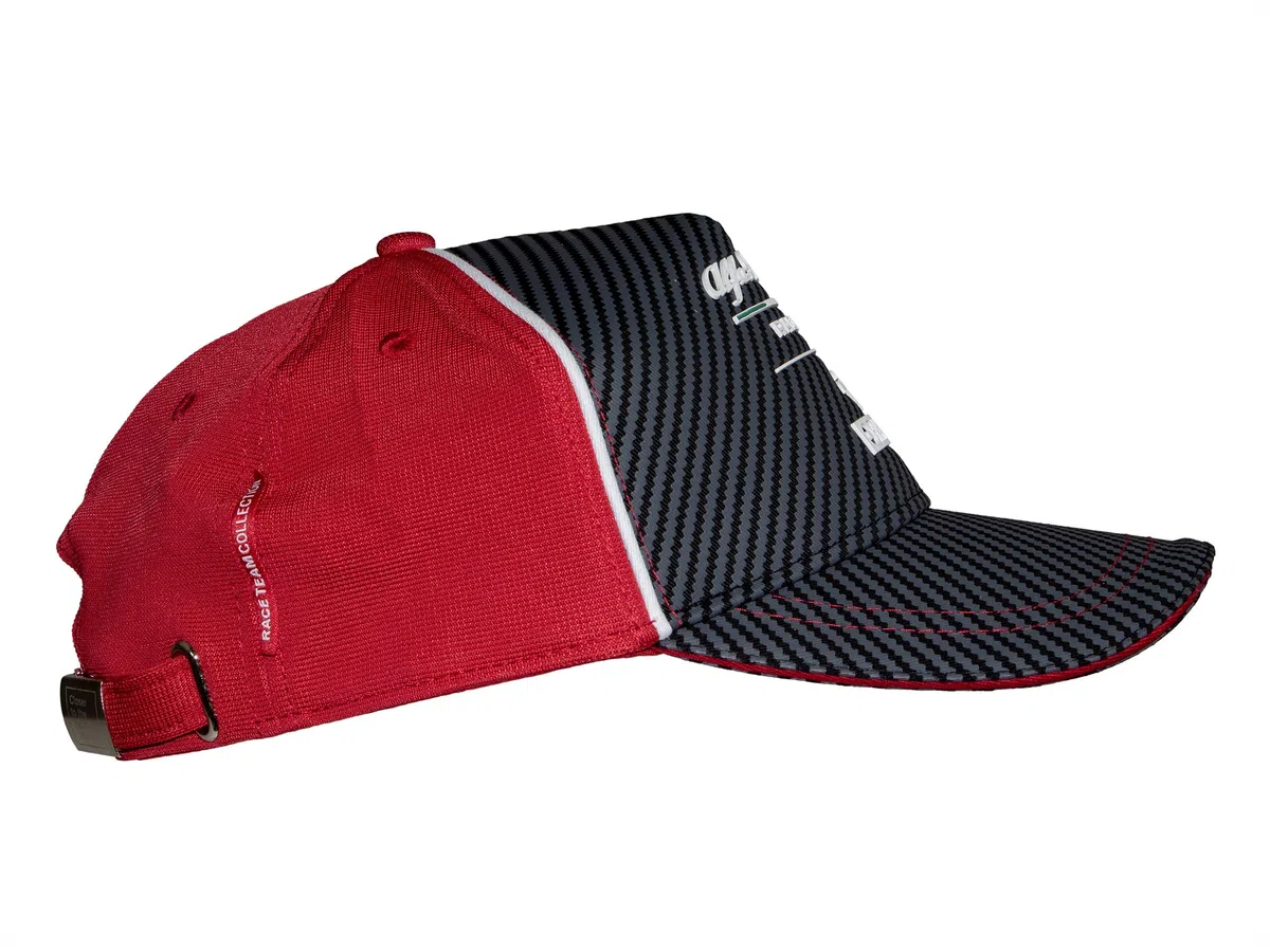 Alfa Romeo Racing Gorra de béisbol para Hombre, Color Plata/Rojo, Talla única