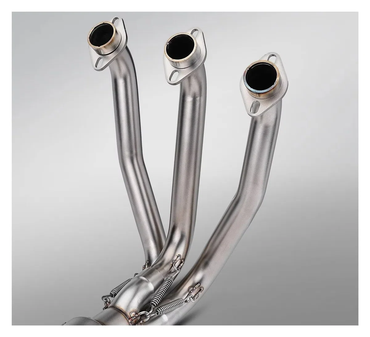 Tubo Escape Motocicleta Para CFMOTO 675SR 675NK 675S Tubo De Escape Acero Inoxidable Conectar 51mm Silenciador Delantero Motocicleta Escape Moto