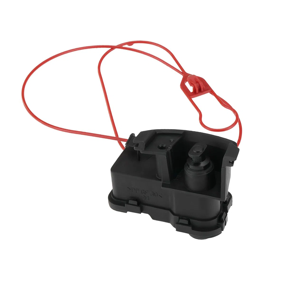Motor Actuador Bloqueo Puerta Tanque Combustible La Tapa Llenado Combustible Compatible con Seat Leon Compatible con Skoda Compatible con VW Golf Touareg 7P0810773F Negro