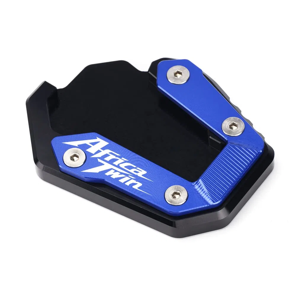 para CRF1100L Africa Twin 2019-2023 Almohadilla de extensión de soporte lateral para pie de pata de cabra de motocicleta africa twin 1100 Accesorios (azul)