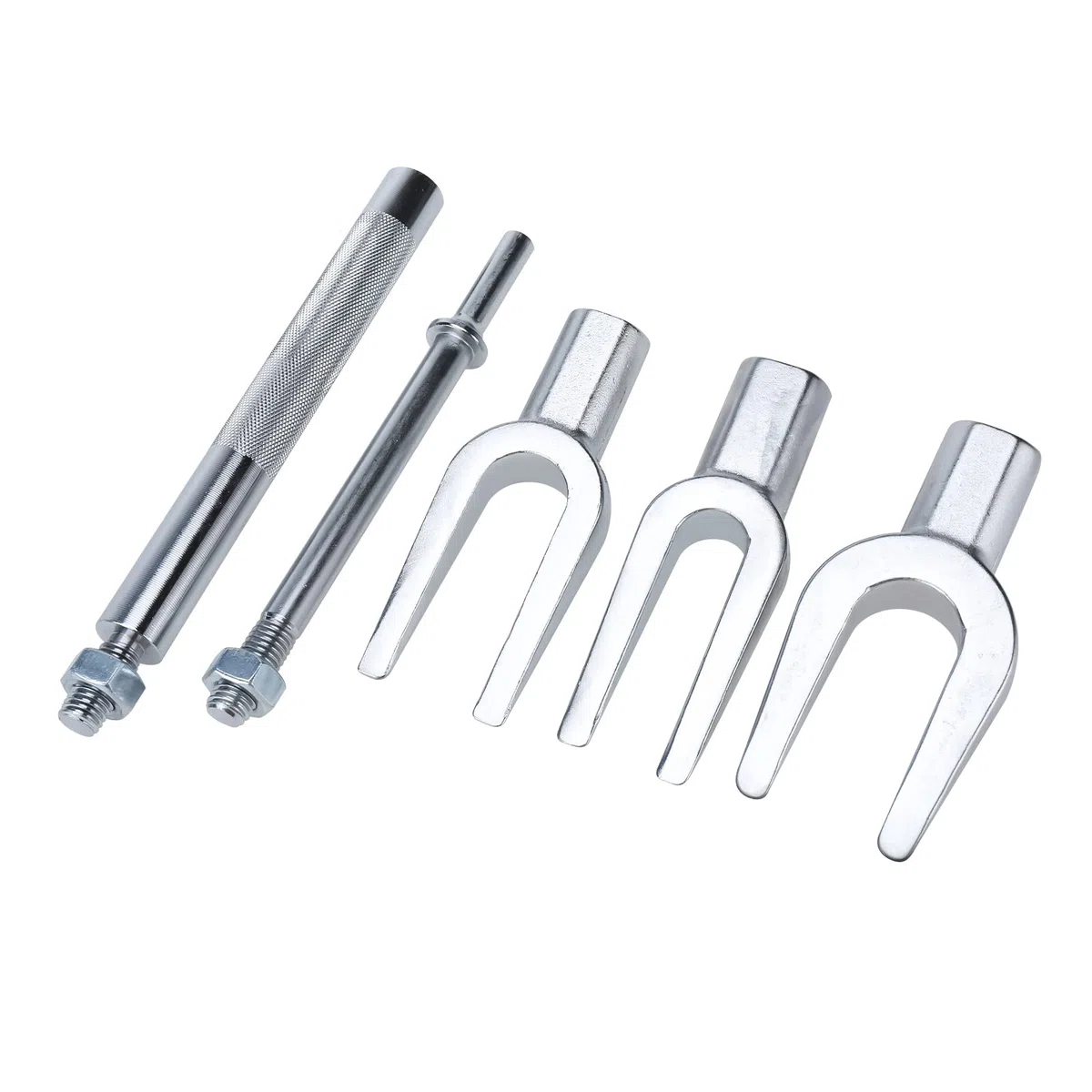 BOOMSTART – Juego de 5 herramientas de articulación esférica para rótulas de dirección, extractor de cabezal de barra de dirección, juego de extractor de articulación esférica y rótula de separación