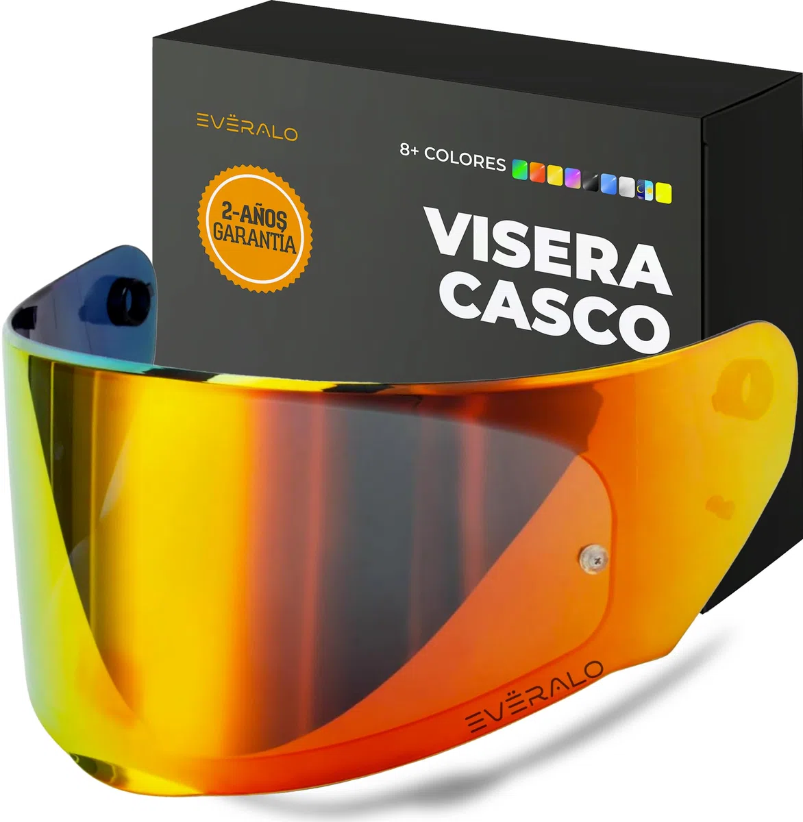 Visera compatible con LS2 FF353 Rapid - Rapid II - FF320 Stream Evo - FF800 Storm - Storm II (Rojo Cromo)