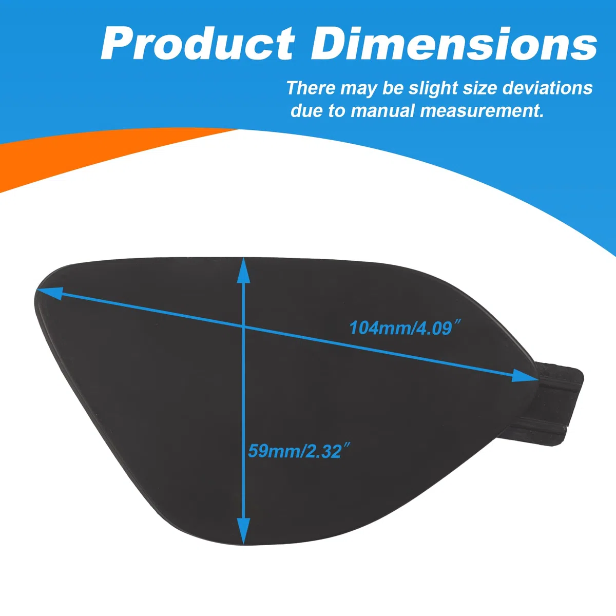 Xinpinsai - Cubierta de gancho de remolque para parachoques delantero para Volvo S60 S60L V60 2014 2015 2016 2017 2018 39820294 31323839 (gris, lado derecho del pasajero)