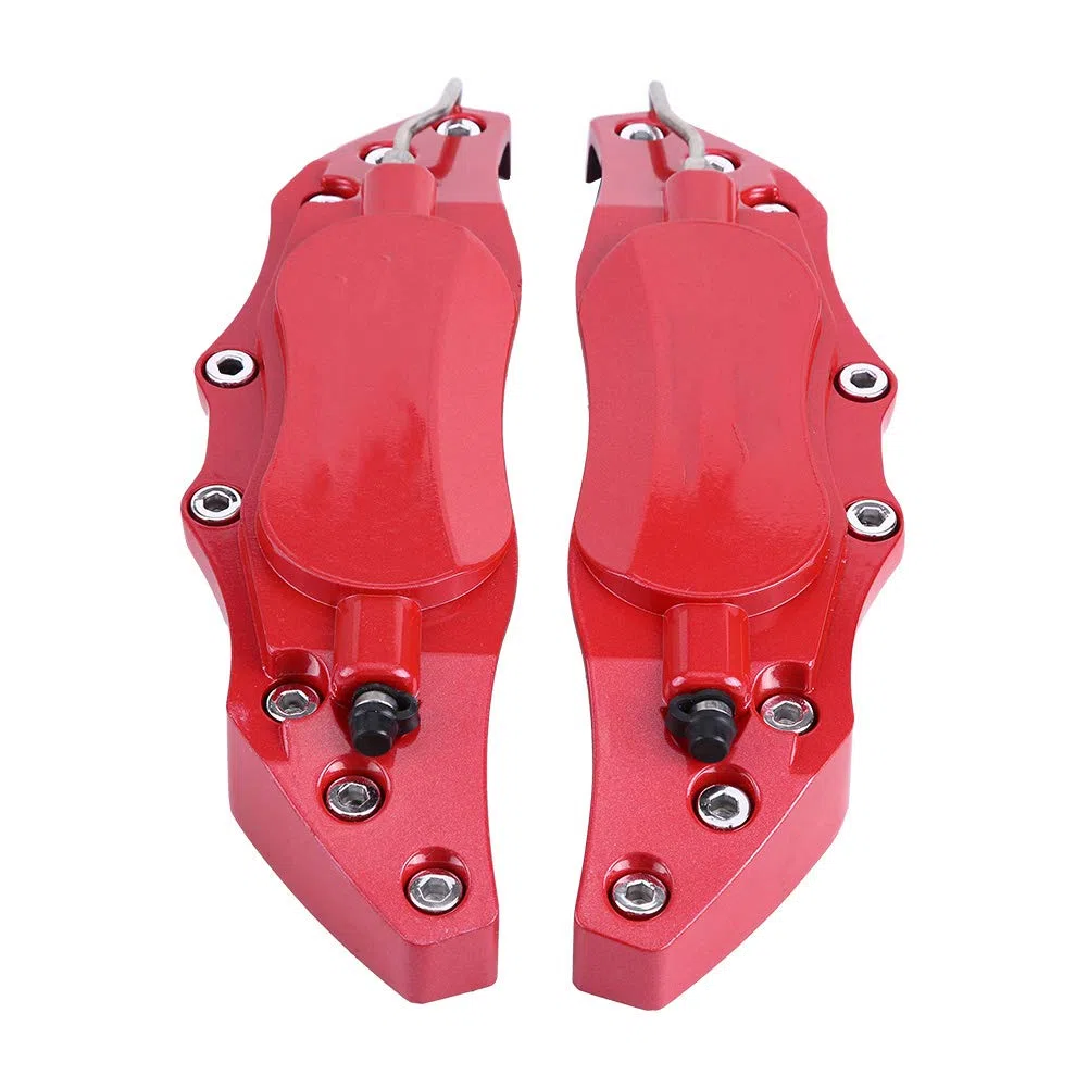 Yctze cubre pinzas amg Yctze Cubierta de Pinza de Freno de Coche 2 Piezas de Aluminio de Coche Cubierta Protectora de Pinza de Freno para Cubo de Rueda 16in-17in Medio un Par de Tapa de Pinza de Fre
