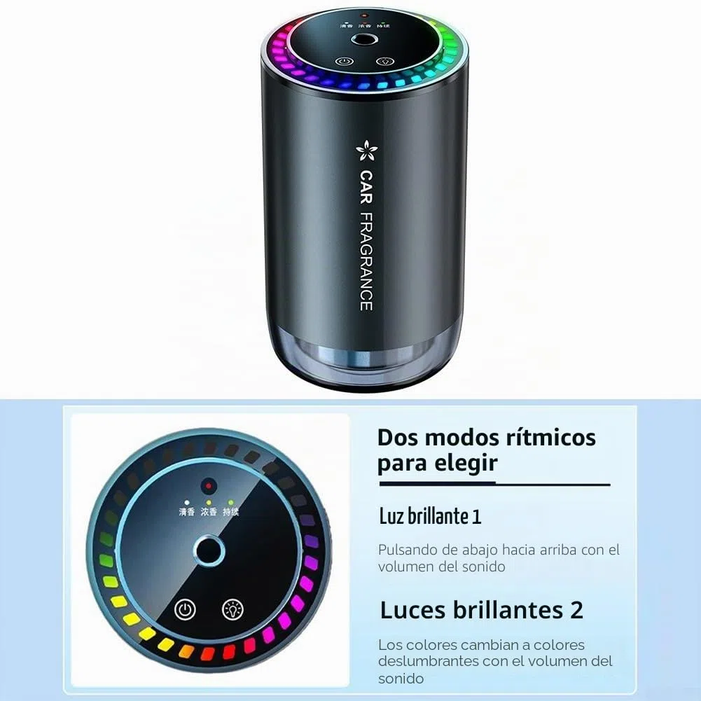 HpLive Humidificador inteligente para coche, purificador de aire con difusor de aroma de 3 niveles, proyección de cielo estrellado, difusor de aroma de 500 mAh