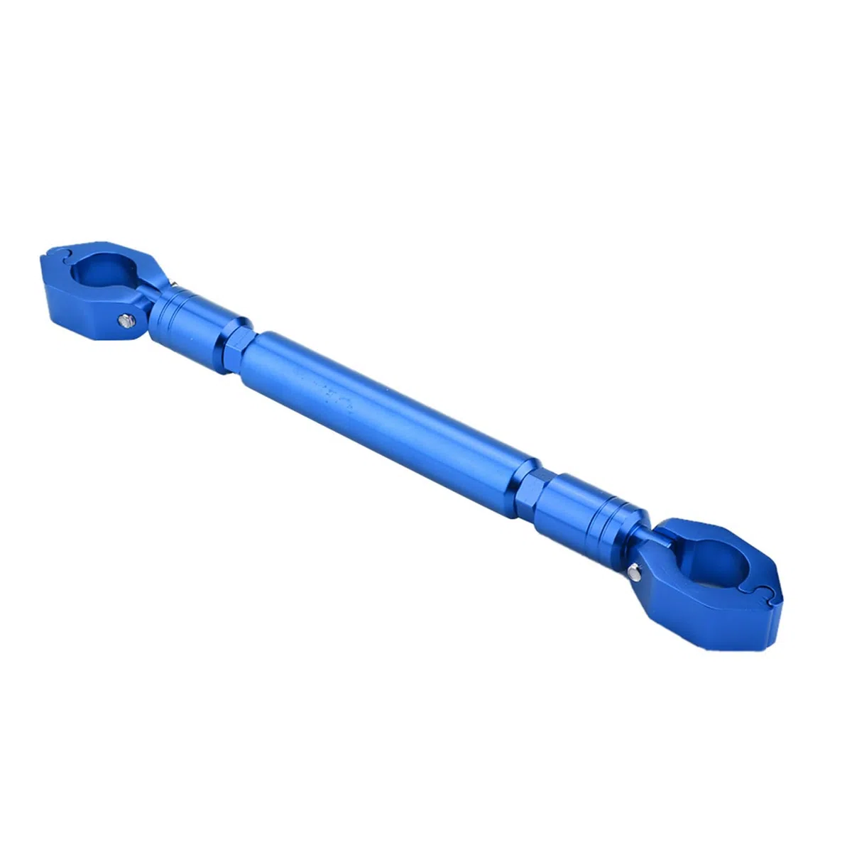 Barra de equilibrio AUTO para manillar de motocicleta, barra cruzada universal para manillar de motocicleta de 22 mm (AZUL)