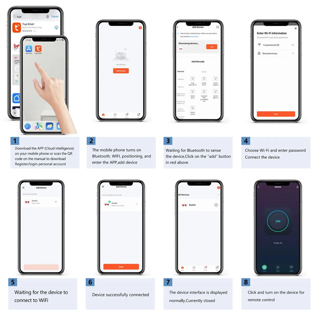 Interruptor Automático,230V 63A Disyuntor Dispositivo De Protección Contra SobretensióN Y Subtensión,Interruptor Inteligente Wifi Aplicación De Teléfono MóVil Control Remoto