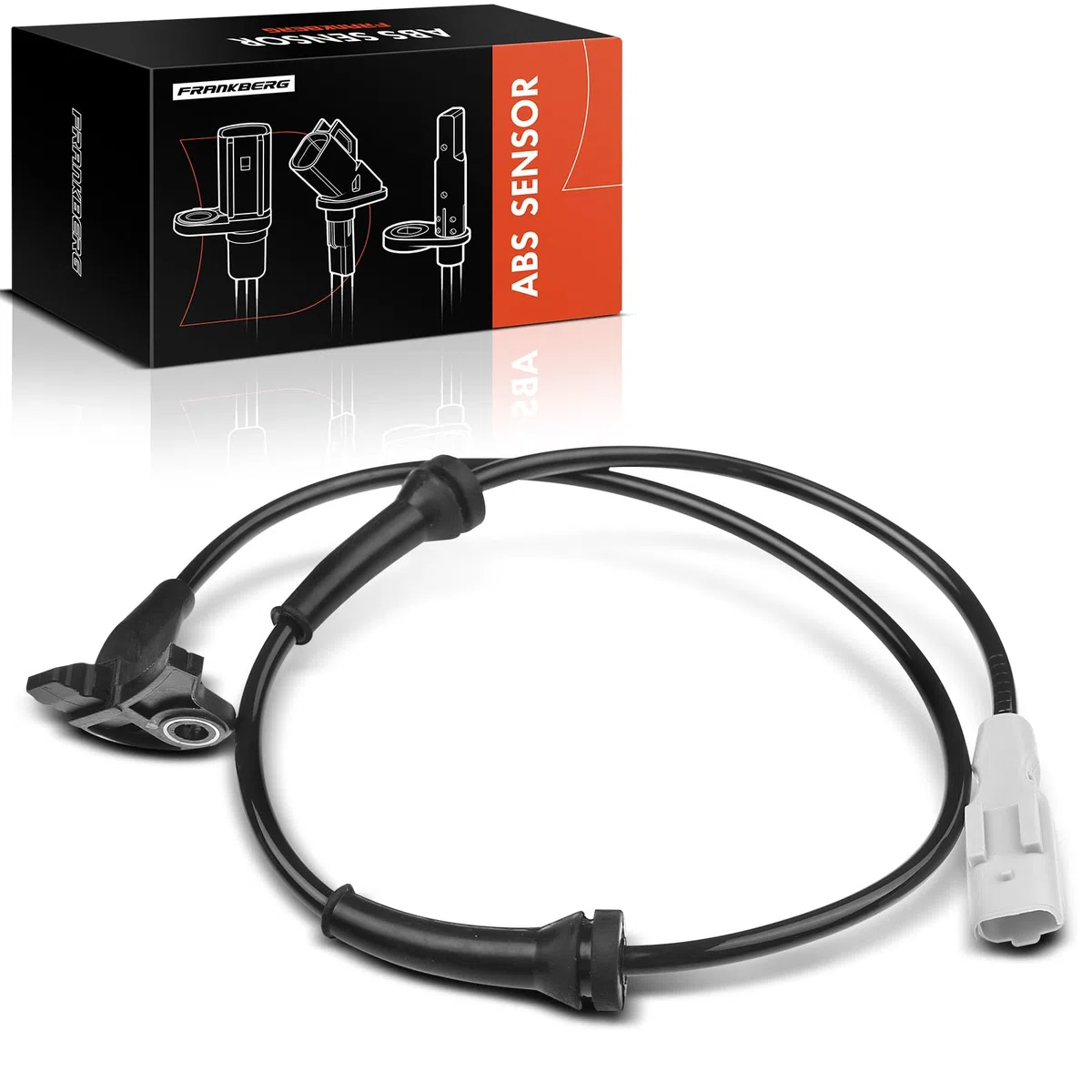 Frankberg Sensor de velocidad de ruedas Sensor ABS 2 Polos Compatible con 307 Break 3E 307 CC 3B 307 SW 3H 307 3A/C 307 SW Furgoneta/Touring 3E 3H Replace# 96386487