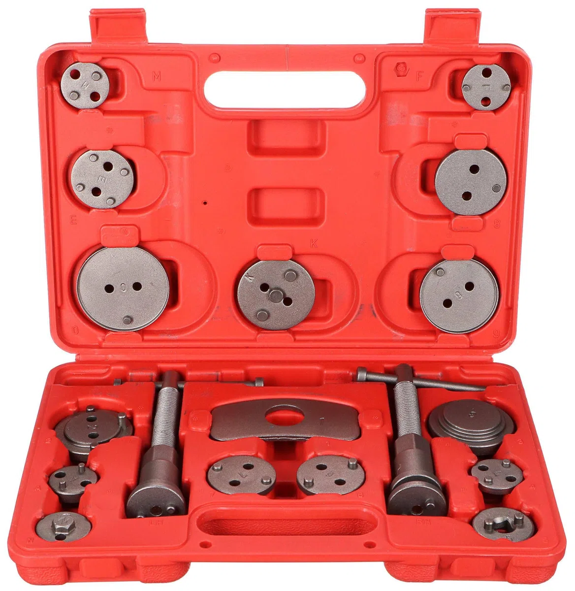 Mechanic Brake Set 18 | Juego de reposicionador de pistones de Freno 18 pzs | Reposicionar el pistón de Freno al Cambiar los Discos | Las Zapatas o Las Pastillas de Freno