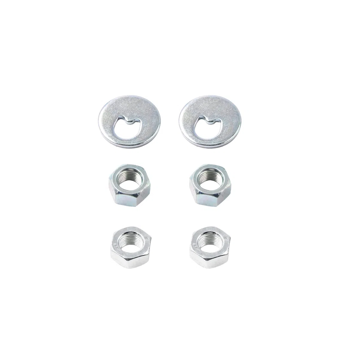 2x Juego de tornillos excéntricos horquilla delantera Juego de Perno excéntrico y arandela de suspensión delantera compatible con VW T4 Transporter 91-03 M14 701407397C N90534002