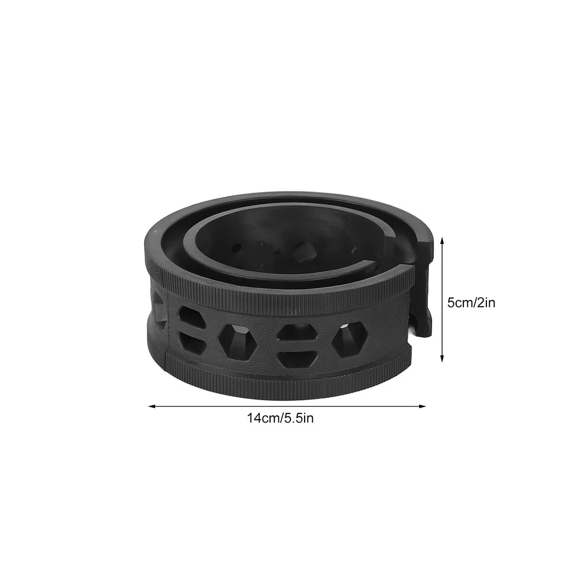 Tissting Amortiguador de Vibración, Amortiguador de Parachoques de Resorte de Goma 14x14x5 cm para Automóvil, Kit de Suspensión Antivibración para Conducción Suave y Protección en Cualquier Terreno
