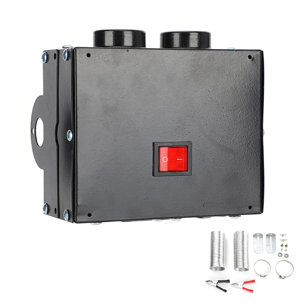 Calentador de Coche Calentador Descongelador Desempañador Portátil Ventilador Silencioso Calentamiento Rápido 600W12V (12v)