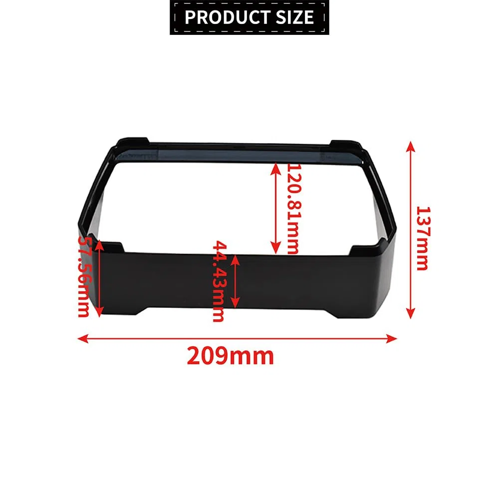 Sun Visor Cover Instrument Screen Sunshade Protección Compatible con VOGE DS900X DSX 900 DSX Accesorios de Motocicleta Protección Dashboard