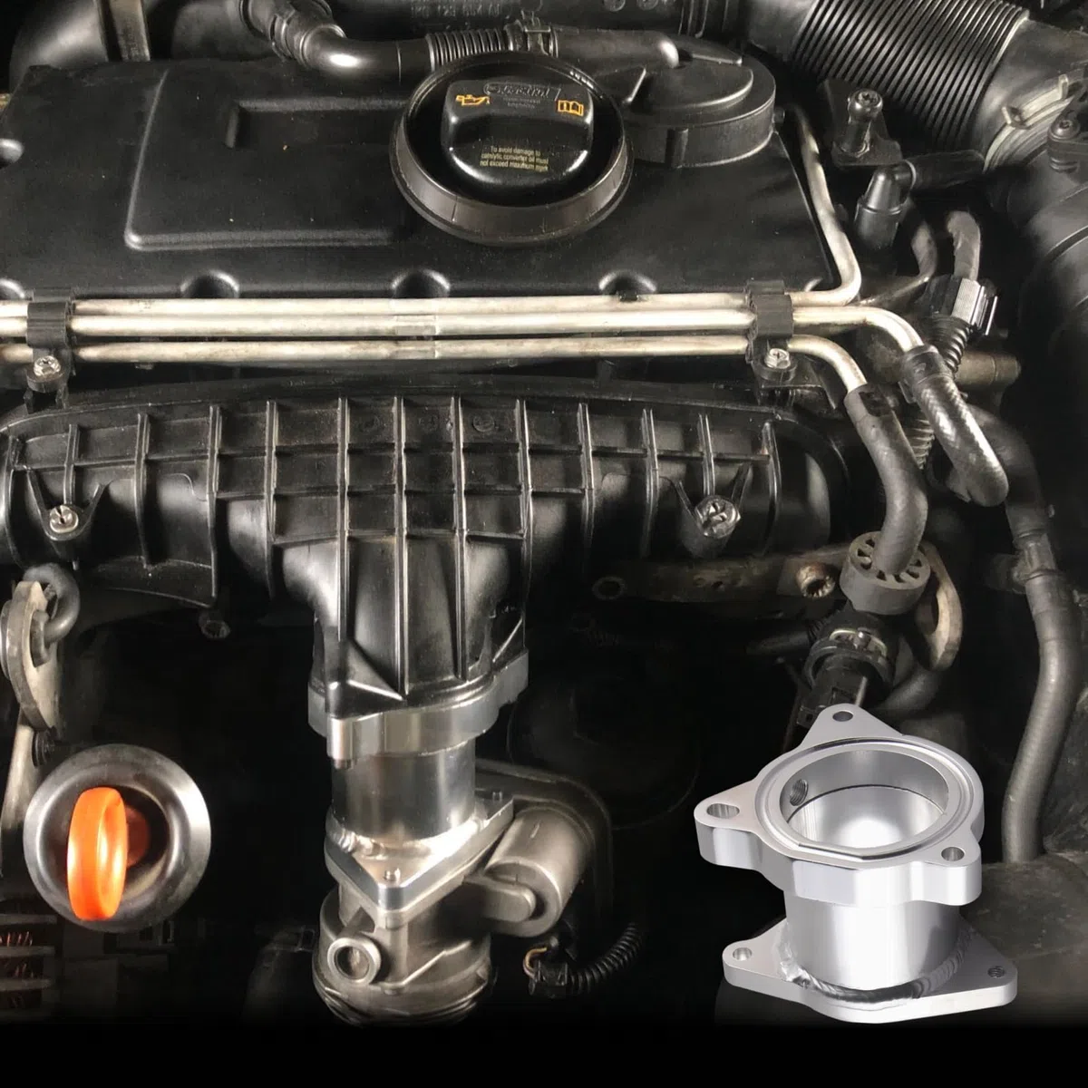 Kit Anular Egr 1.9tdi 2.0tdi, Supresor Egr 1.9 Tdi 2.0 Tdi Para Mk5 Mk4 Mk2 A3 A4 A4 A6 Q5, Tubo De Reemplazo De La Válvula