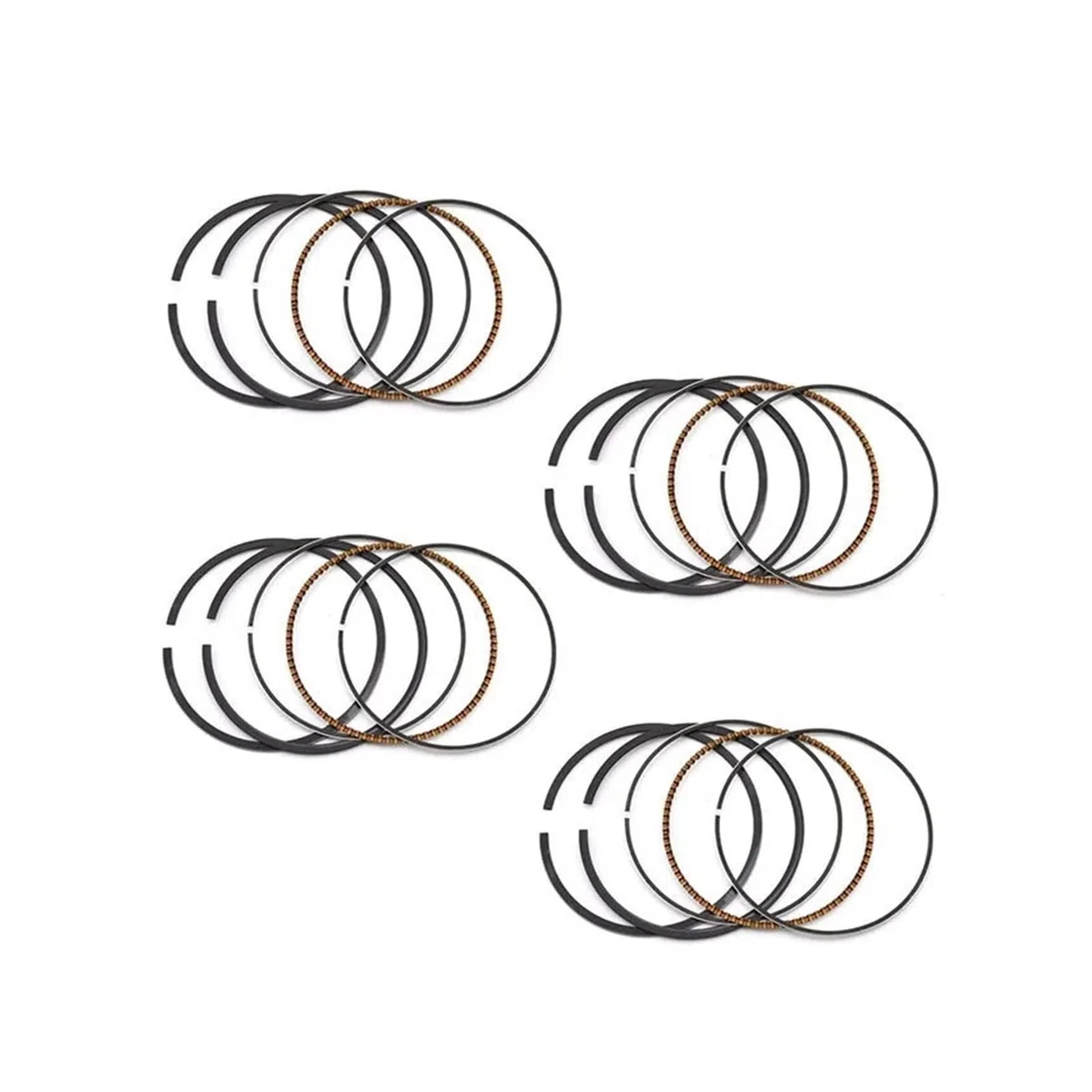 Pistó cilindro motocicleta Para Suzuki GSF400 GSF 400 Para BANDIT 400 Anillo STD +25 +50 56mm 56,25mm 56,5mm Segmentos Pistón(STD)