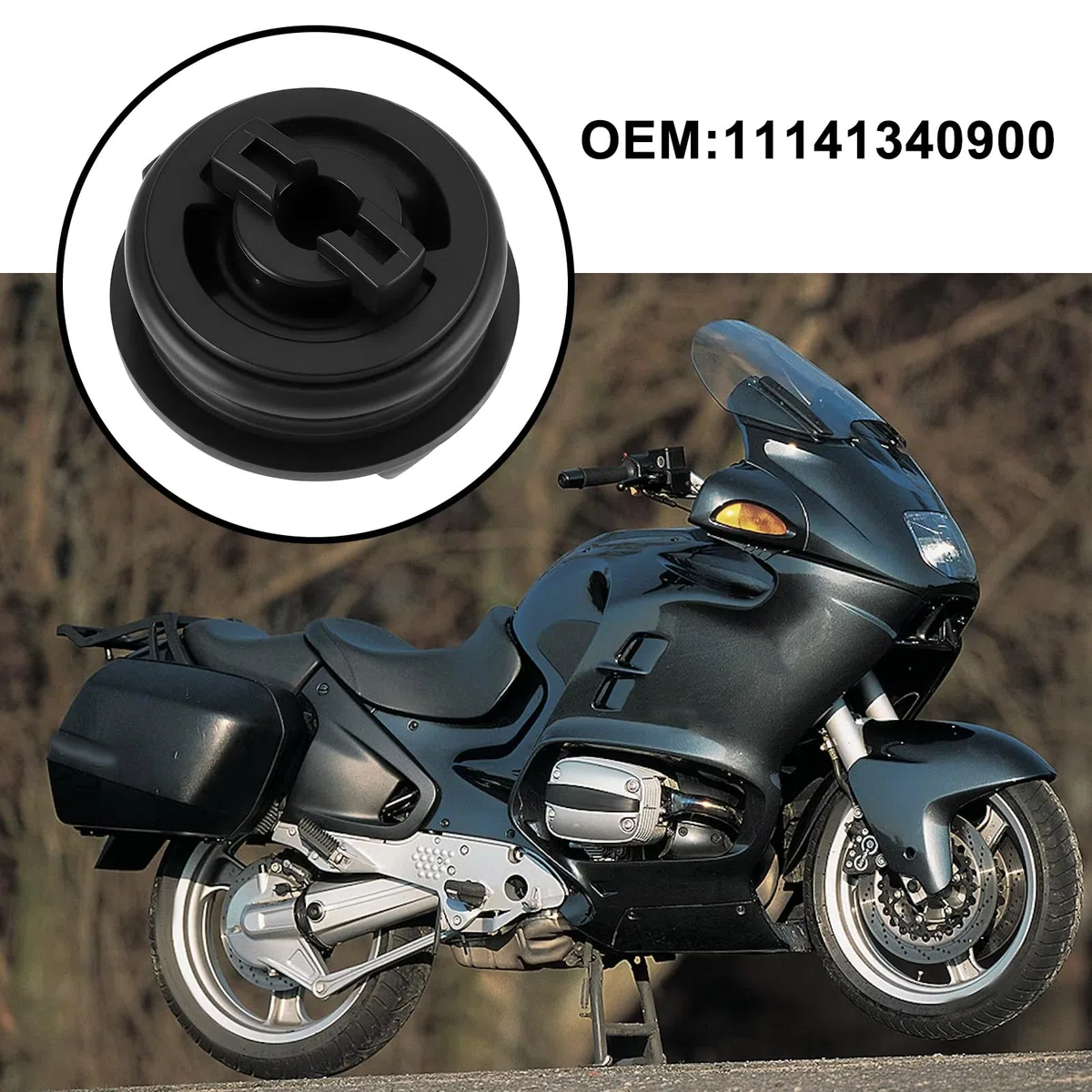 EMSea Tapa de Llenado de Aceite de Motor de Motocicleta 11141340900 Compatible con BMW R1100S R1150GS