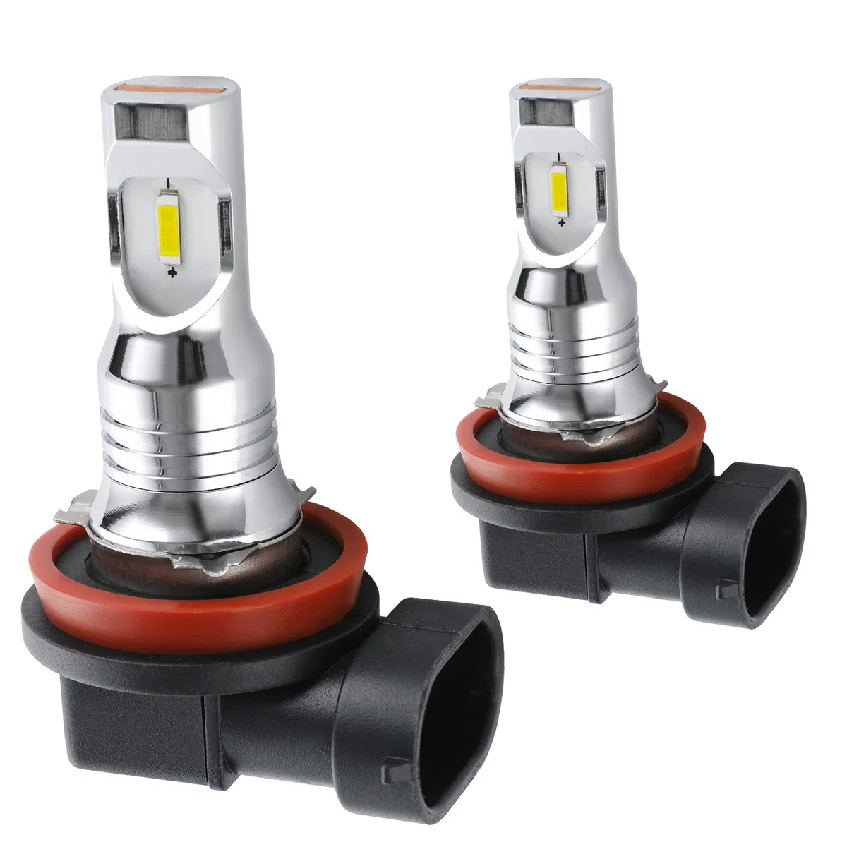 H11 LED Luz de Niebla Bombilla H11/H8/H9/H16(EU) CSP Coche LED Antiniebla Luces de Antiniebla Delanteros DRL Luz Diurna 12V-24V 6500K Blanco 2 Bombillas