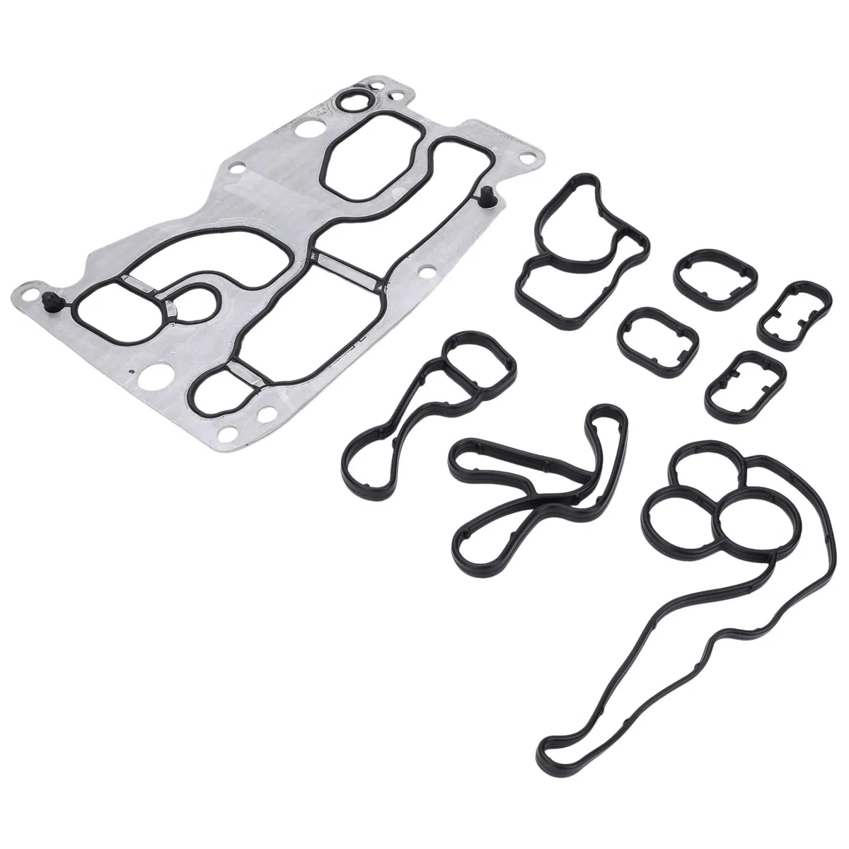 Junta cilíndrica para filtro de aceite de coche, kit de juntas de enfriador de aceite compatible con F50 E90 F30 E91 F10 F11 X1 X3 X4 X6 N47 N57 sustituye a 11428516396, 8516396, 90069-43009, 9009