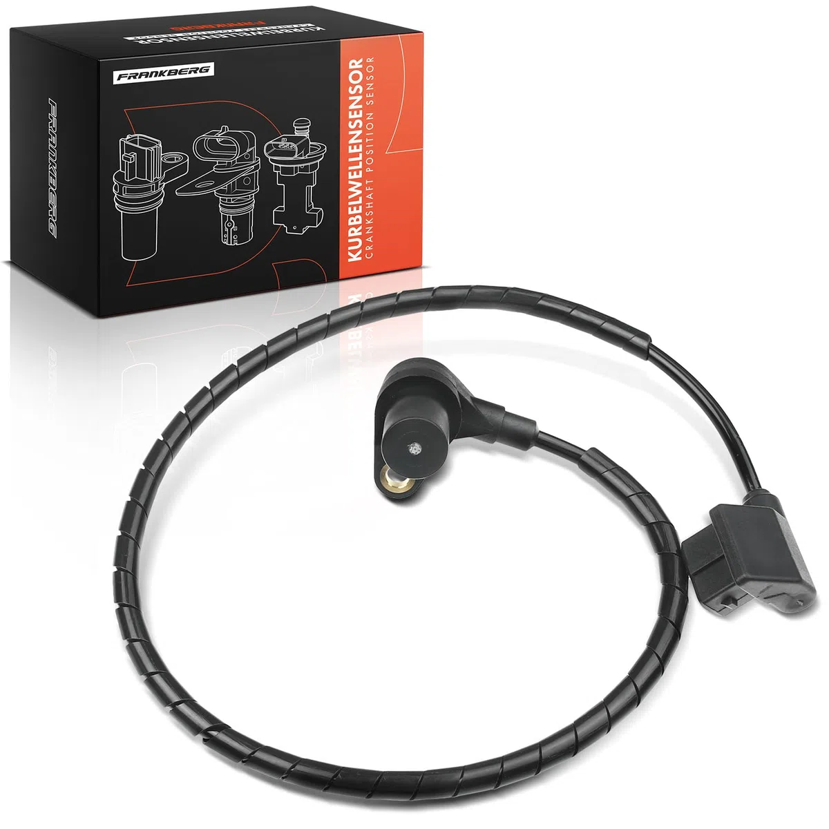Frankberg Posición del cigüeñal Sensor del cigüeñal 3-Polos Compatible con Serie 7 E32 730i iL 735i iL Serie 5 E34 530i 535i Serie 6 E24 635 CSi Replace# 12141710519
