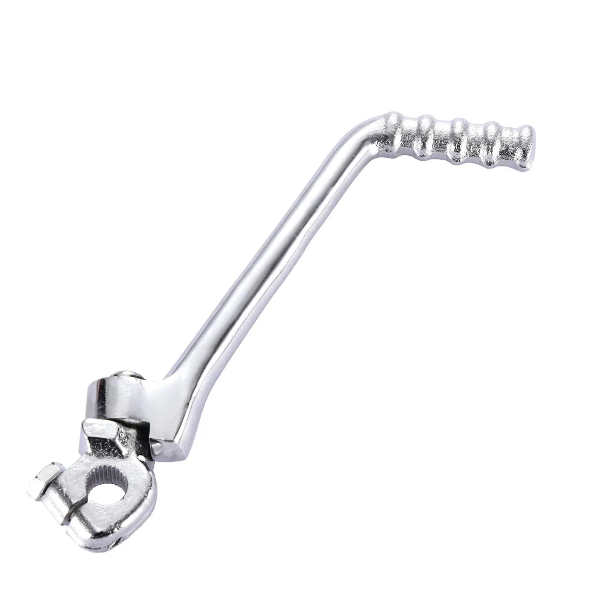 WOOSTAR Palanca de Pedal Moto 15mm Ajustable Reemplazo para 50cc 70cc 90cc 110cc 125cc 150cc Pit Bike Dirt Bike Plata