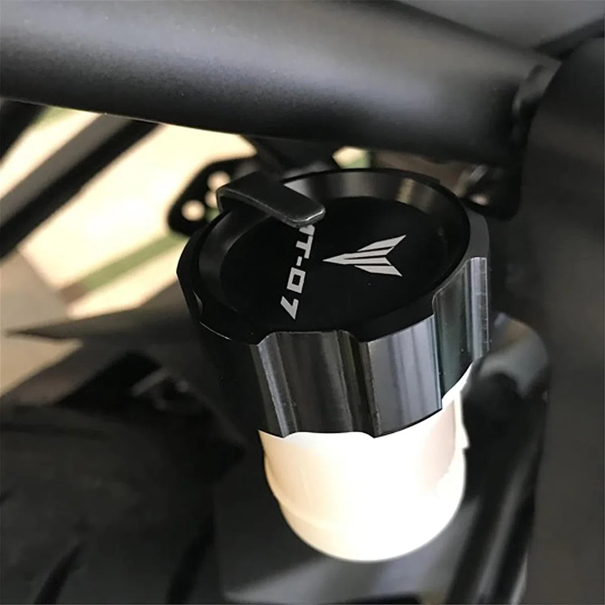 Cubierta de depósito de líquido de freno de motocicleta delantera y trasera CNC para Yamaha MT-07 MT07 FZ07 2014-2021 2022 2023 2024 accesorios