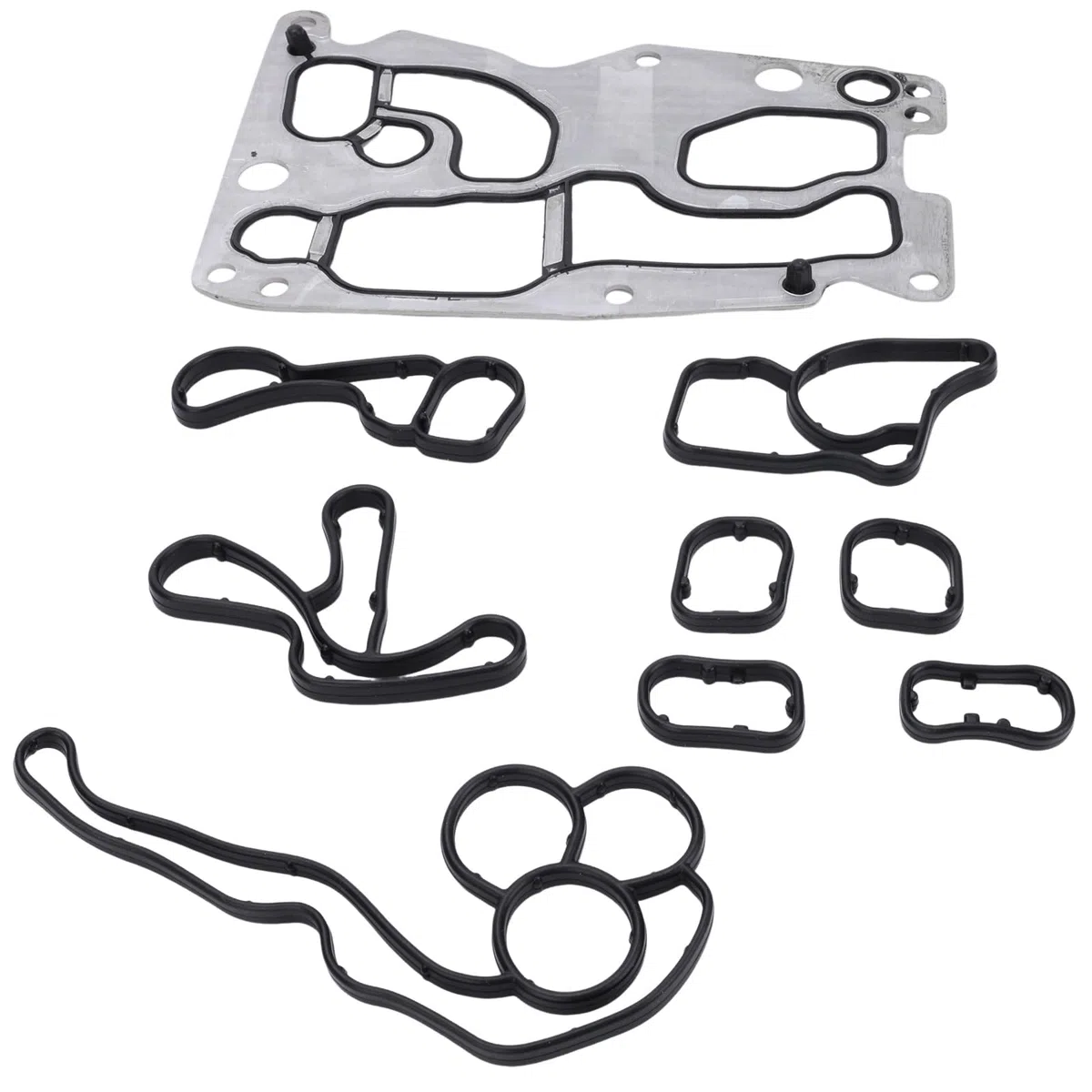 Junta cilíndrica para filtro de aceite de coche, kit de juntas de enfriador de aceite compatible con F50 E90 F30 E91 F10 F11 X1 X3 X4 X6 N47 N57 sustituye a 11428516396, 8516396, 90069-43009, 9009