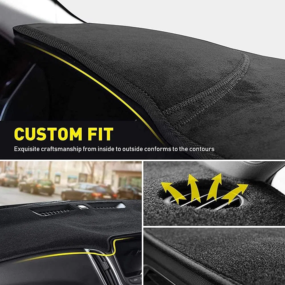 Fundas de salpicadero para Coche para Nissan X-Trail T33 2021 2022 2023 2024, Cubierta Antideslizante De Tablero Protector Solar Proteger Alfombra Salpicadero