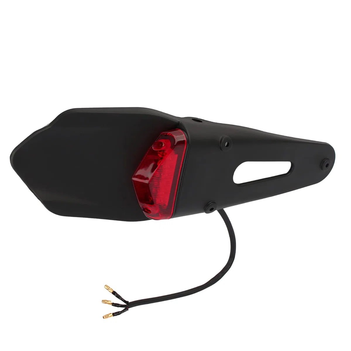 Soporte de matrícula de motocicleta 50+ luces traseras de freno Luz de freno LED universal para motocicleta Luz trasera Luz trasera para ATV Dirt Bike Lámpara DH