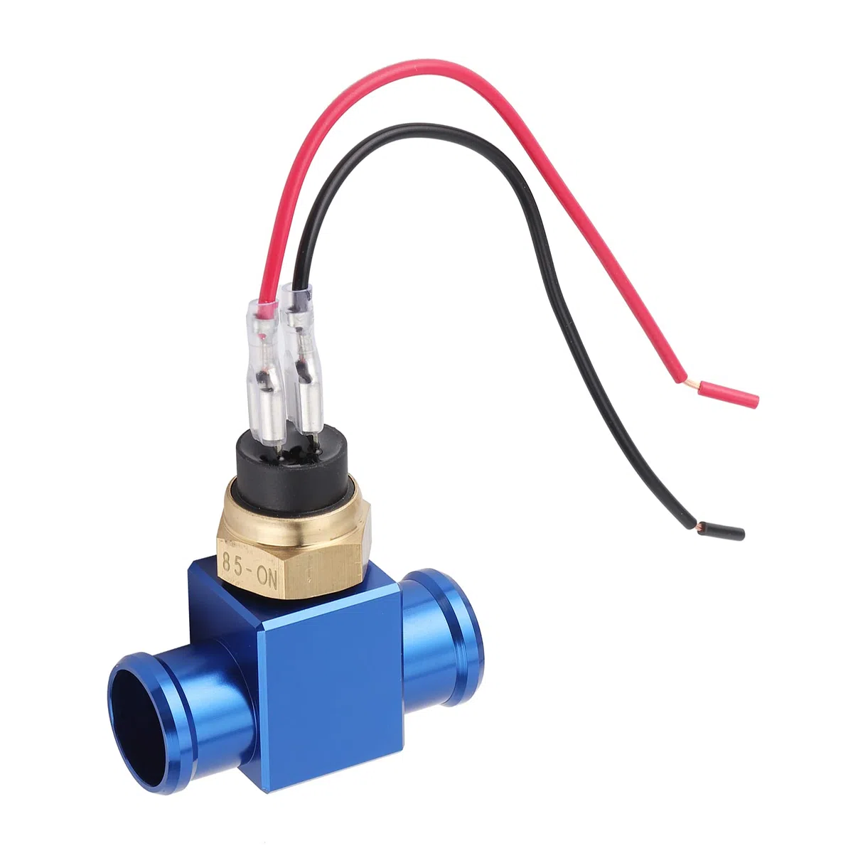 Termostato Interruptor de Temperatura del Agua Sensor de Temperatura del Ventilador del Refrigerante del Radiador para Motocicleta ATV Vehículo Todoterreno Panel de Instrumentos (Azul)