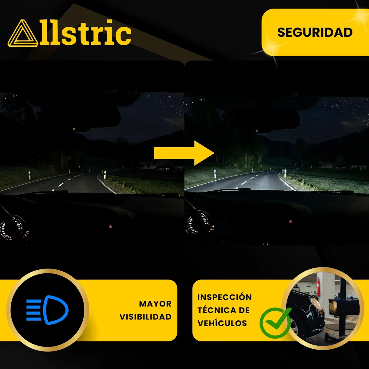 Kit Pulir Faros Coche con Polímero Líquido y Barniz Faros Coche. Pulimento Faros Profesional y Restaurador Faros Opacos para Pasar ITV. Kit Pulido Faros Coche Mejor Visibilidad y Seguridad