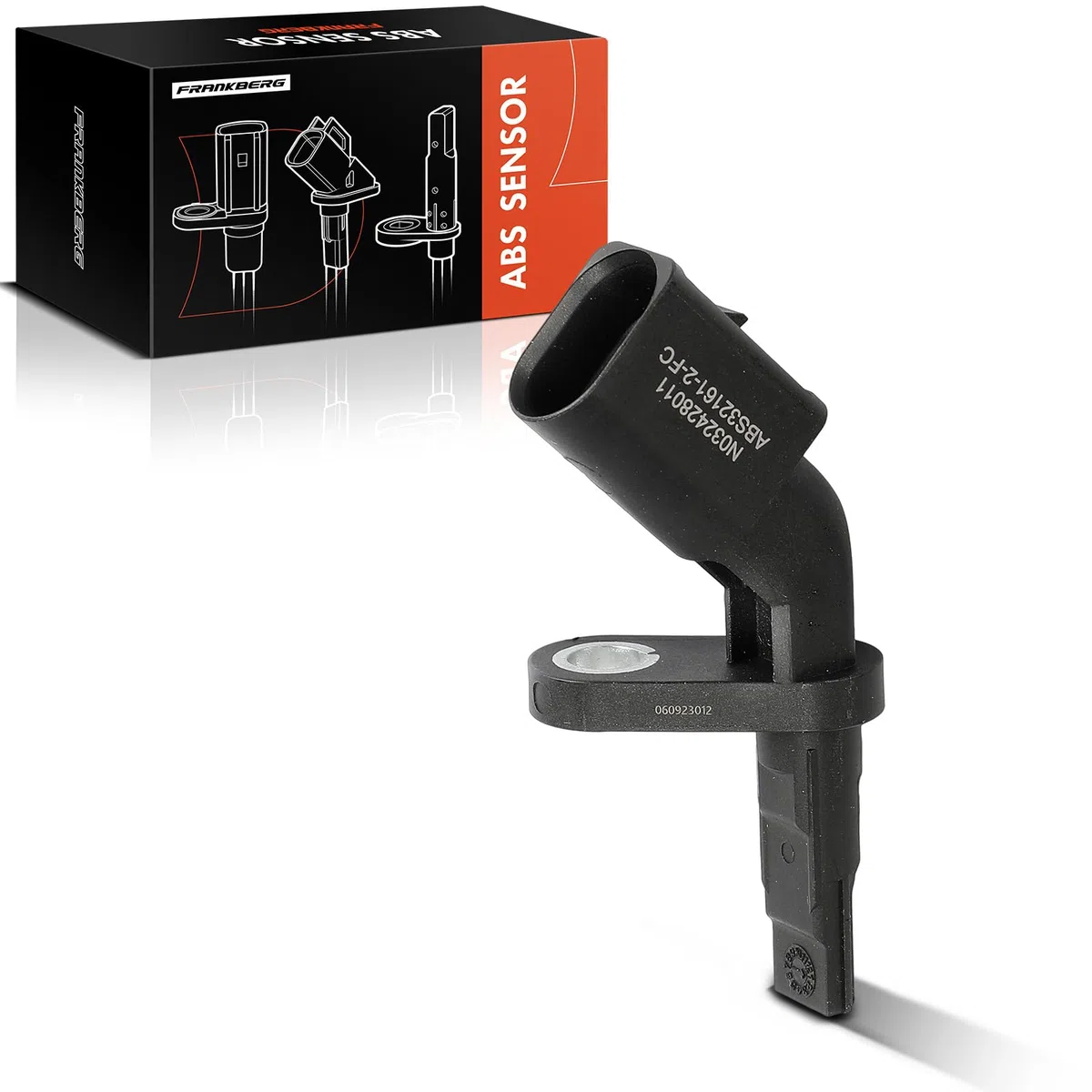 Frankberg Sensor de velocidad de ruedas Sensor ABS 2 Polos Compatible con P.A.N.A.M.E.R.A 970 Replace# 97060640701