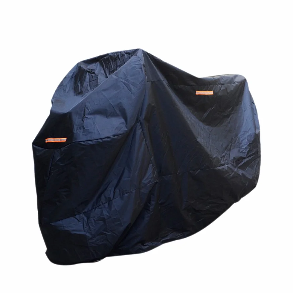 Funda Protector para Moto, Cubierta para Moto/Motocicleta Resistente al Agua a Prueba de UV, Color Negro XL